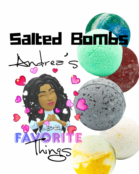 SALTED BATH BOMBS: Andrea's Favorite Things